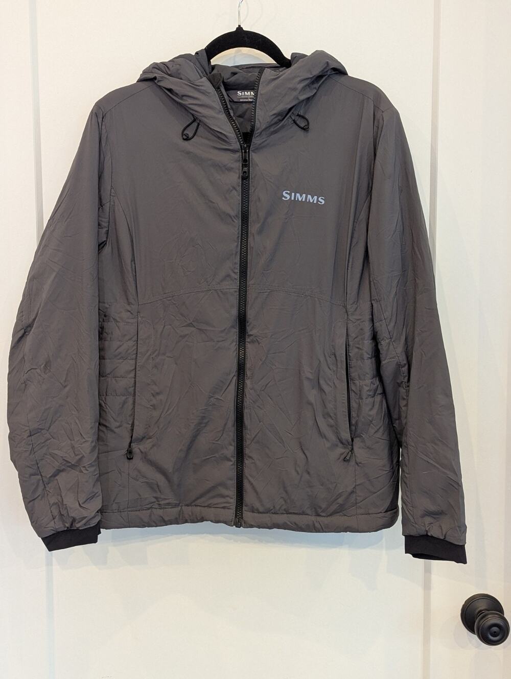 Simms Fishing Women Large Midstrm Current Insulated Jacket Anvil Primaloft